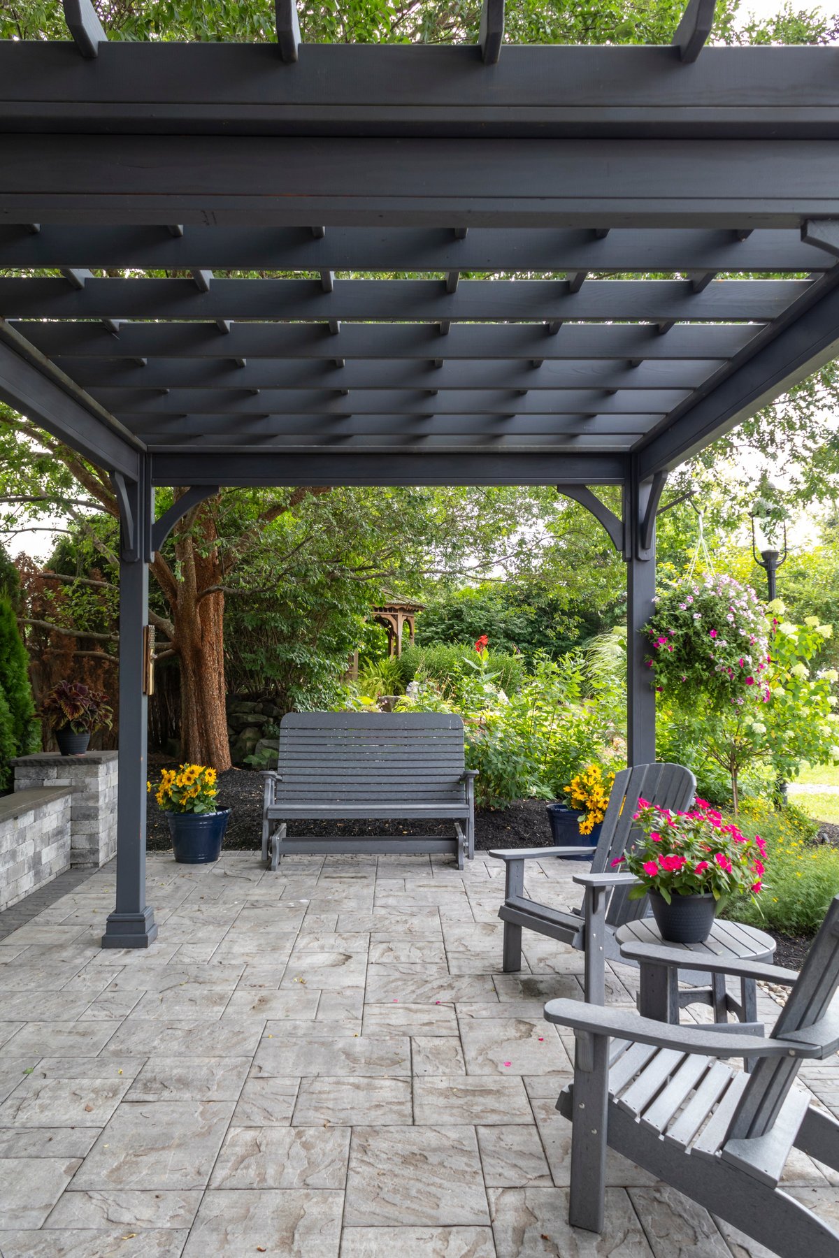 Milton Keynes landscaper working on a new-build garden
